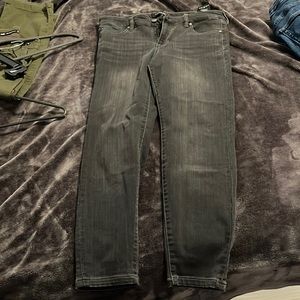 Black stretch denim never worn